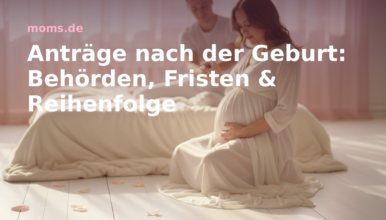 Anträge nach der Geburt: Behörden, Fristen & Reihenfolge