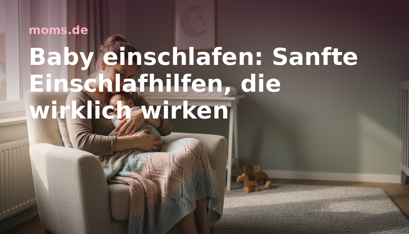 Baby einschlafen: Sanfte Einschlafhilfen, die wirklich wirken