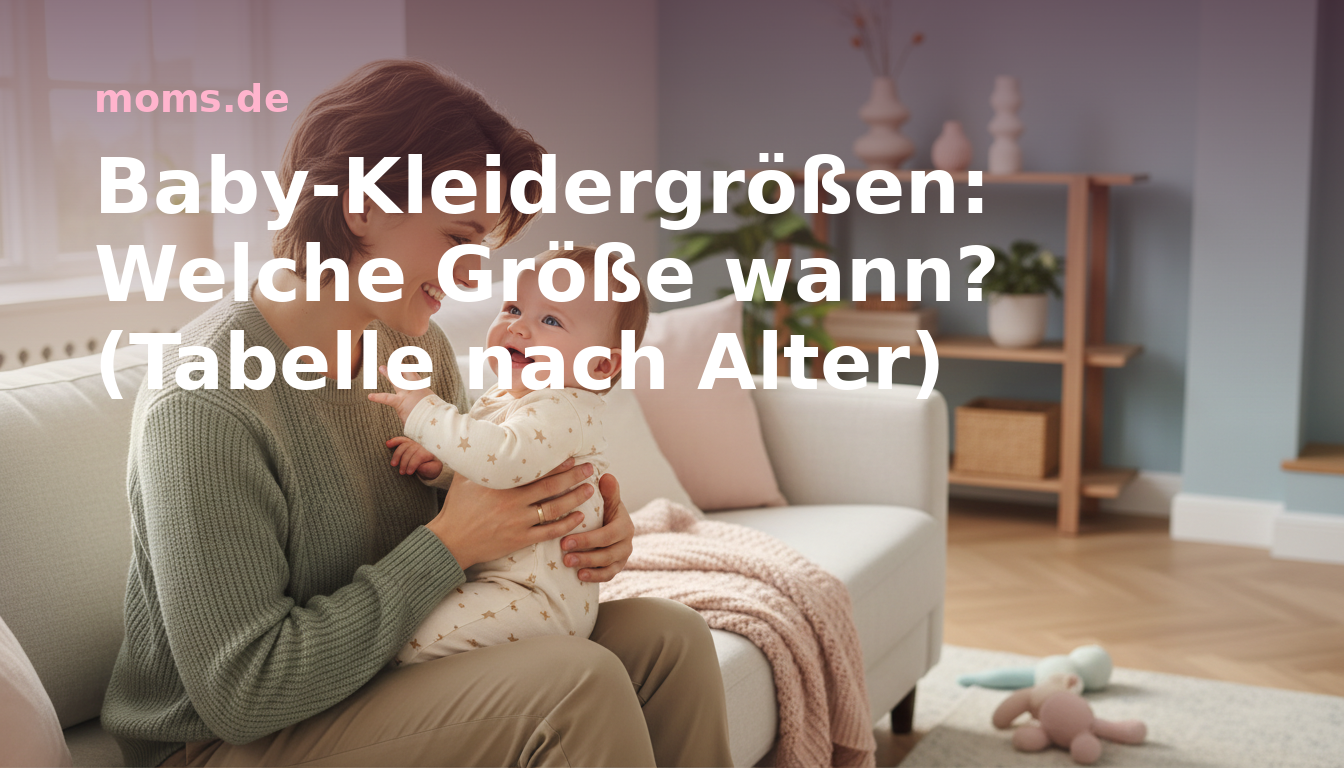 Baby-Kleidergrößen: Welche Größe wann? (Tabelle nach Alter)