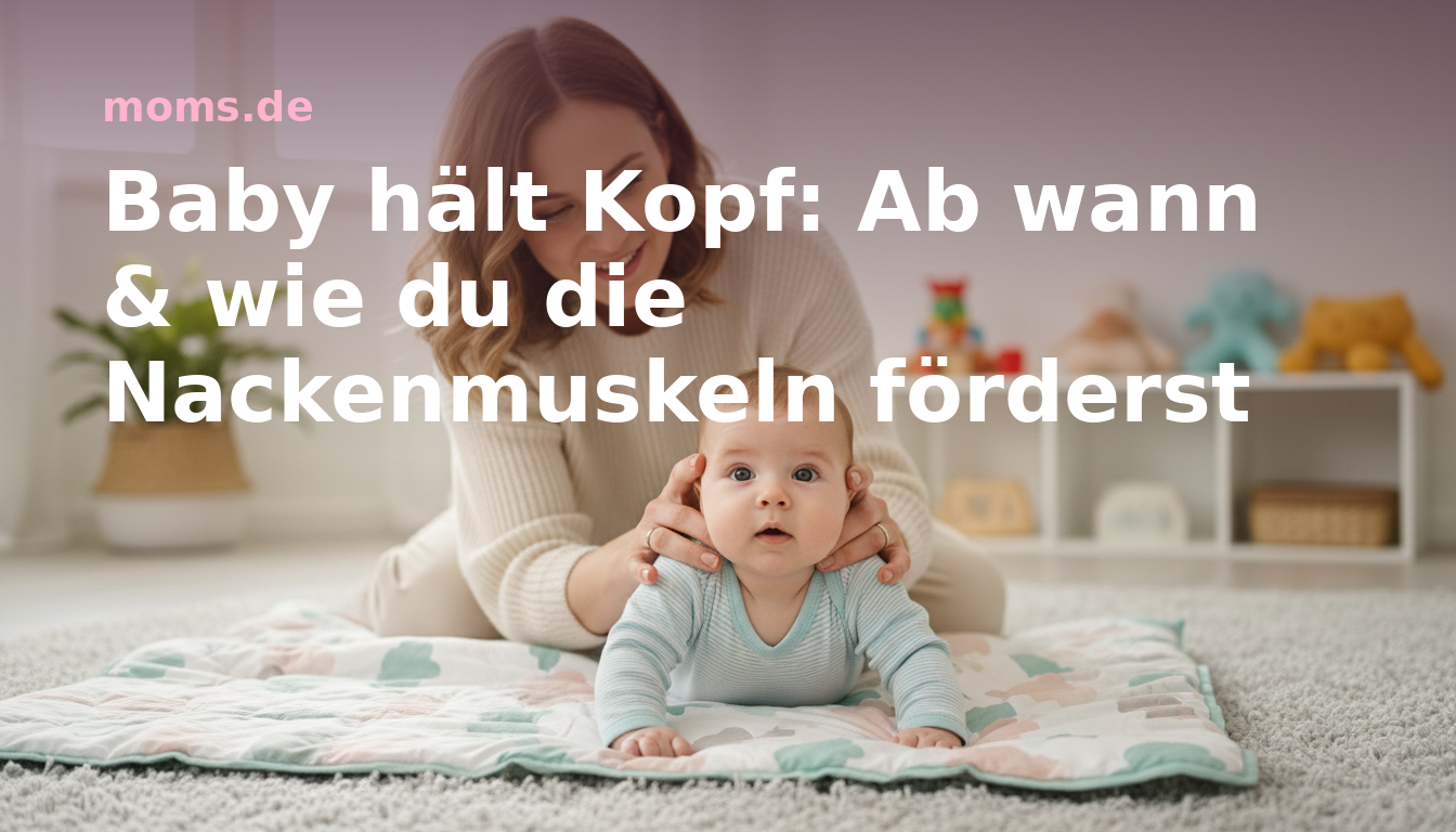Baby hält Kopf: Ab wann & wie du die Nackenmuskeln förderst