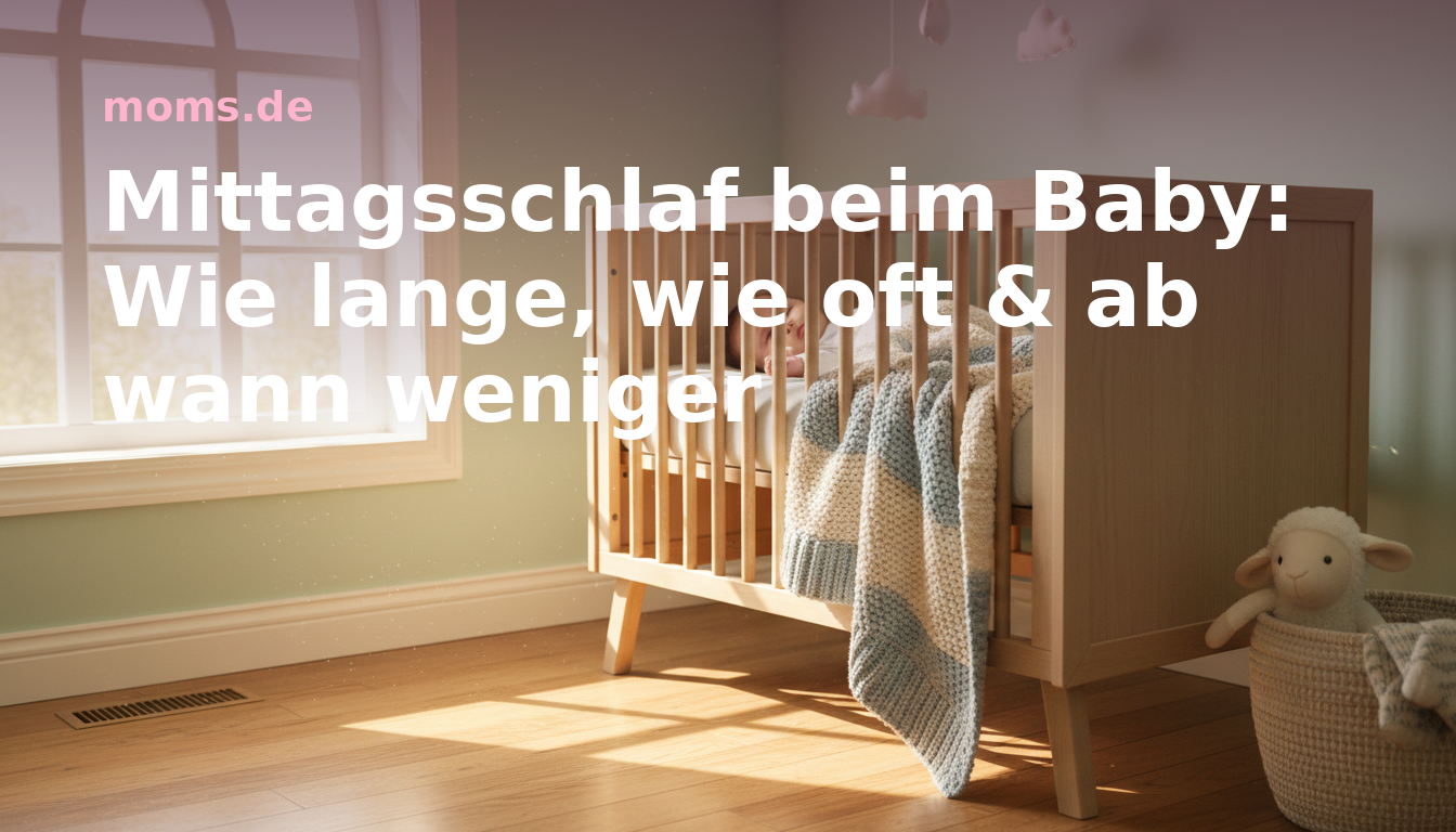 Mittagsschlaf beim Baby: Wie lange, wie oft & ab wann weniger