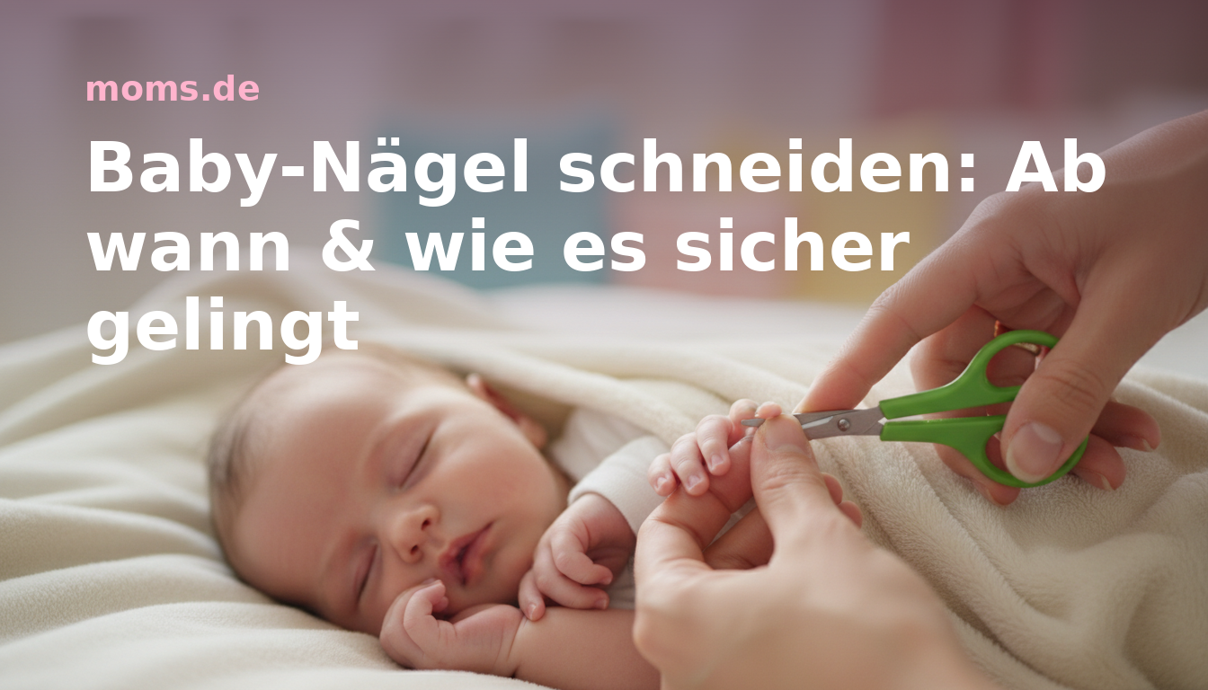 Baby-Nägel schneiden: Ab wann & wie es sicher gelingt