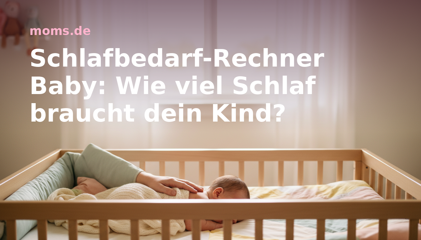 Schlafbedarf-Rechner Baby: Wie viel Schlaf braucht dein Kind?