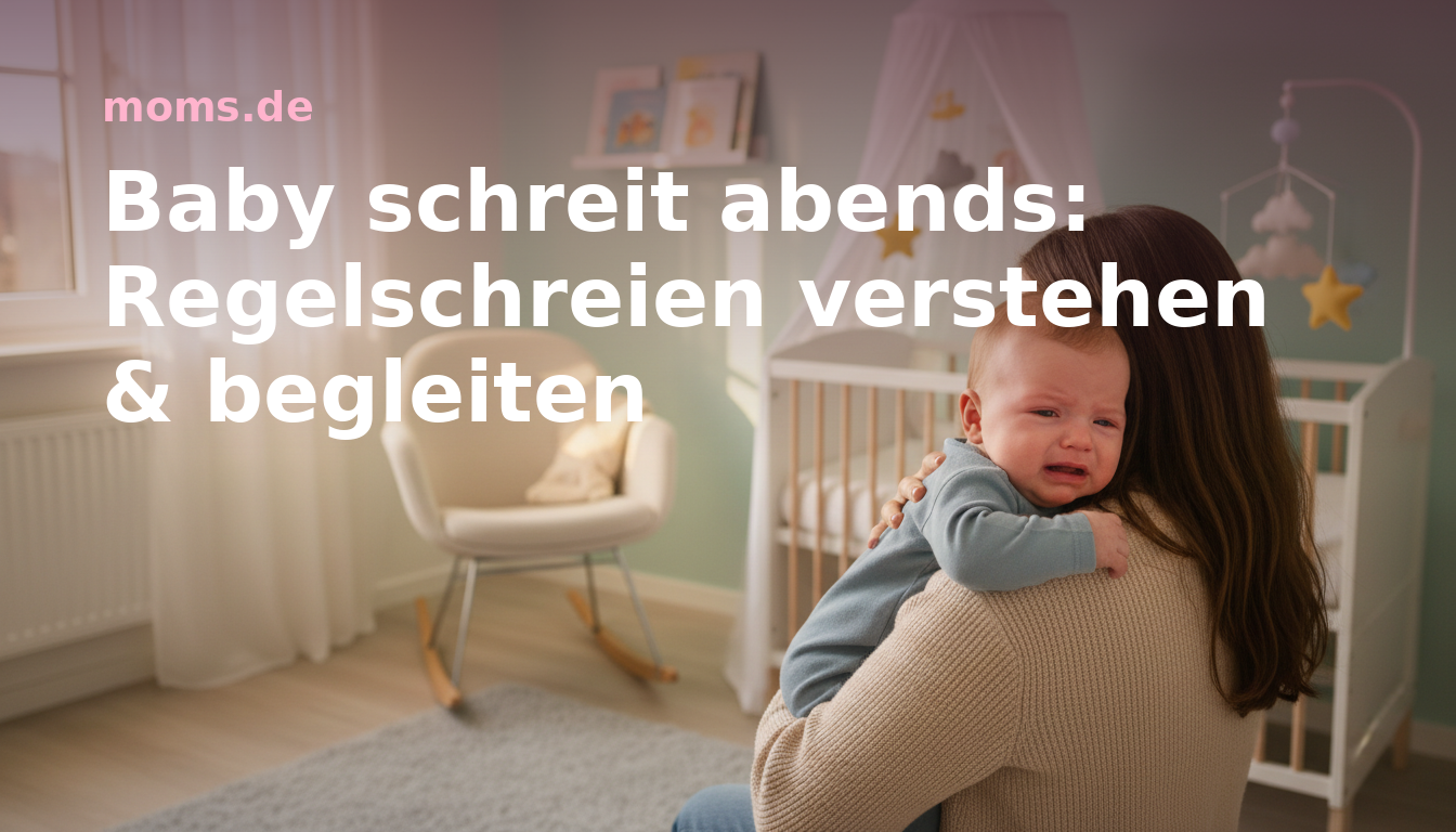 Baby schreit abends: Regelschreien verstehen & begleiten
