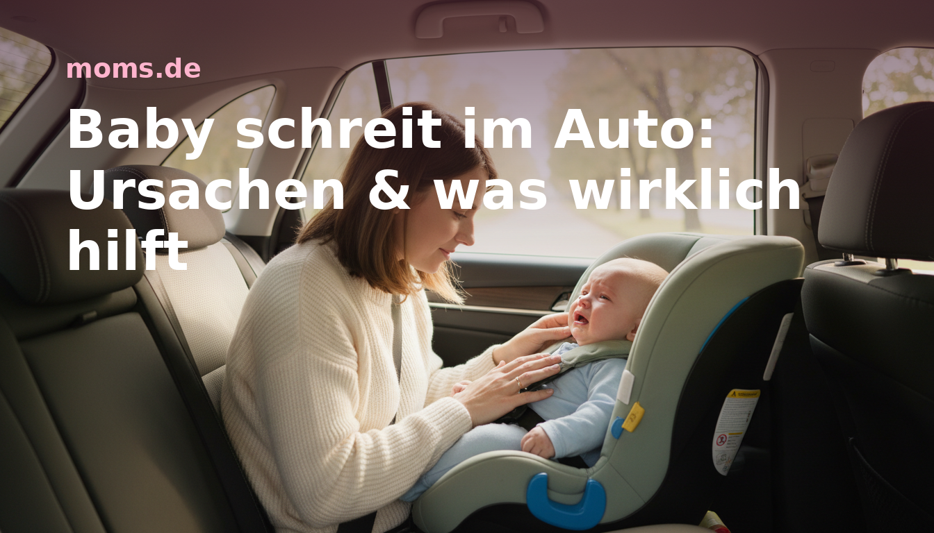 Baby schreit im Auto: Ursachen & was wirklich hilft