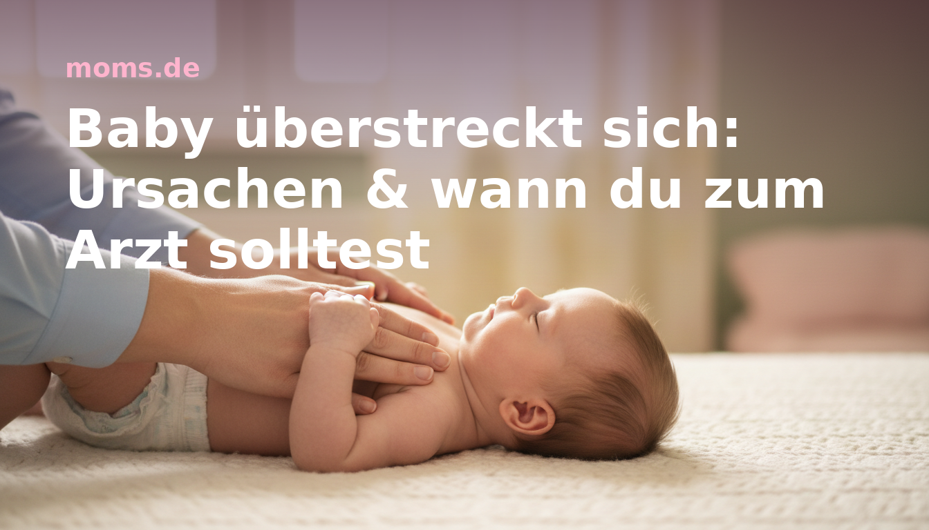 Baby überstreckt sich: Ursachen & wann du zum Arzt solltest