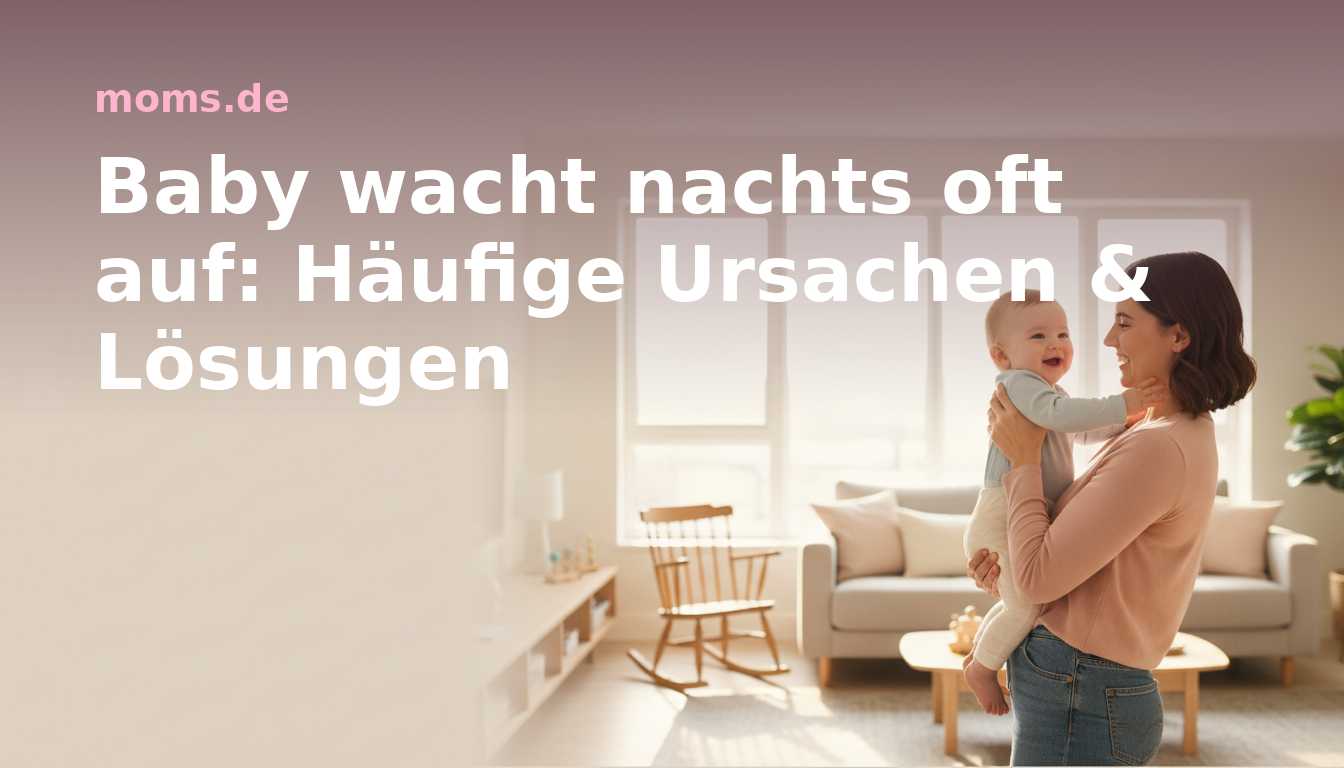Baby wacht nachts oft auf: Häufige Ursachen & Lösungen