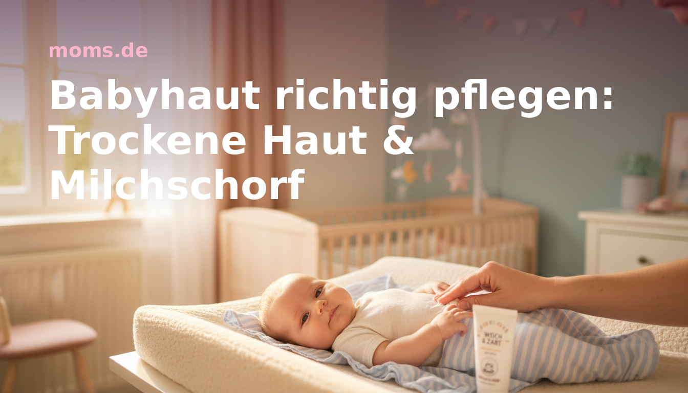 Babyhaut richtig pflegen: Trockene Haut & Milchschorf