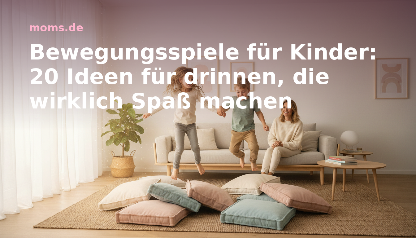 Bewegungsspiele für Kinder: 20 Ideen für drinnen, die wirklich Spaß machen