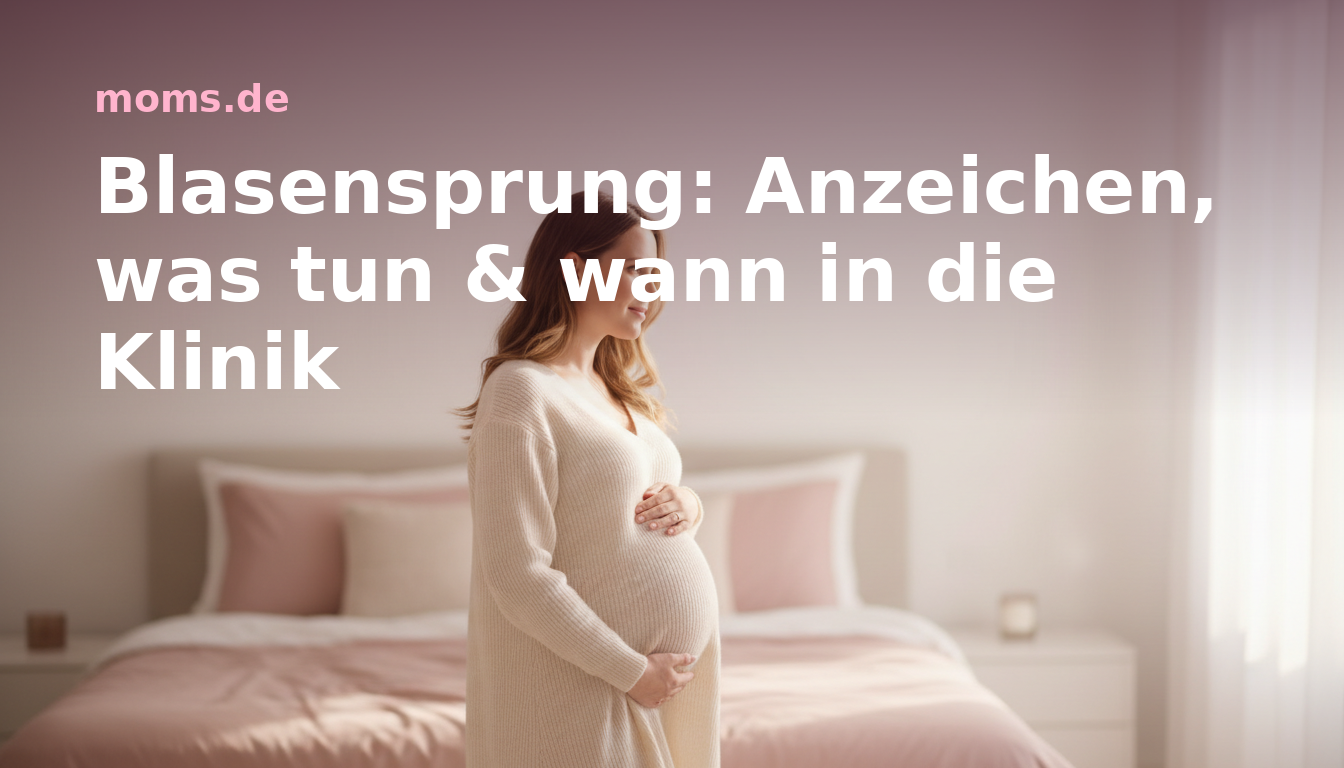 Blasensprung: Anzeichen, was tun & wann in die Klinik