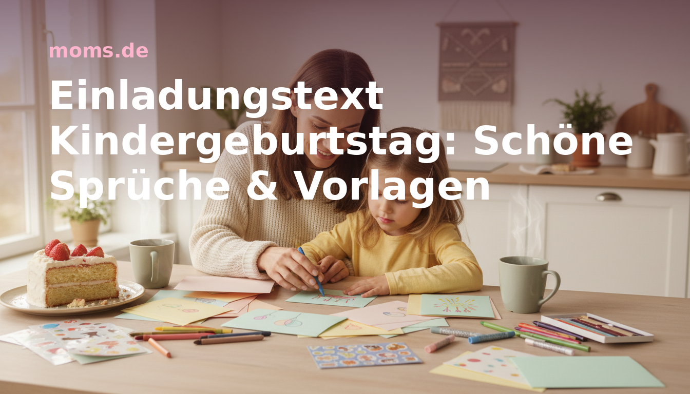 Einladungstext Kindergeburtstag: Schöne Sprüche & Vorlagen