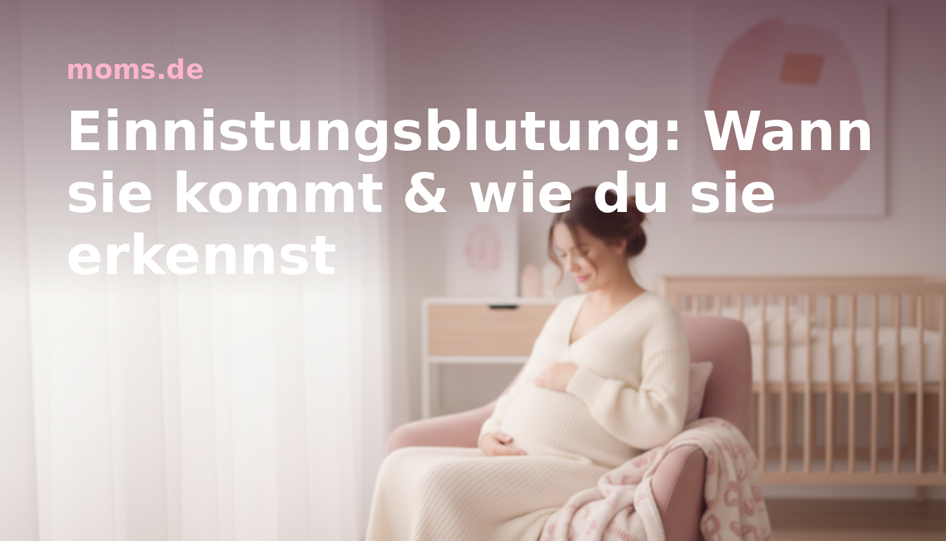Einnistungsblutung: Wann sie kommt & wie du sie erkennst