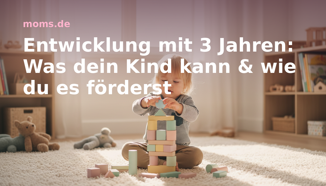 Entwicklung mit 3 Jahren: Was dein Kind kann & wie du es förderst
