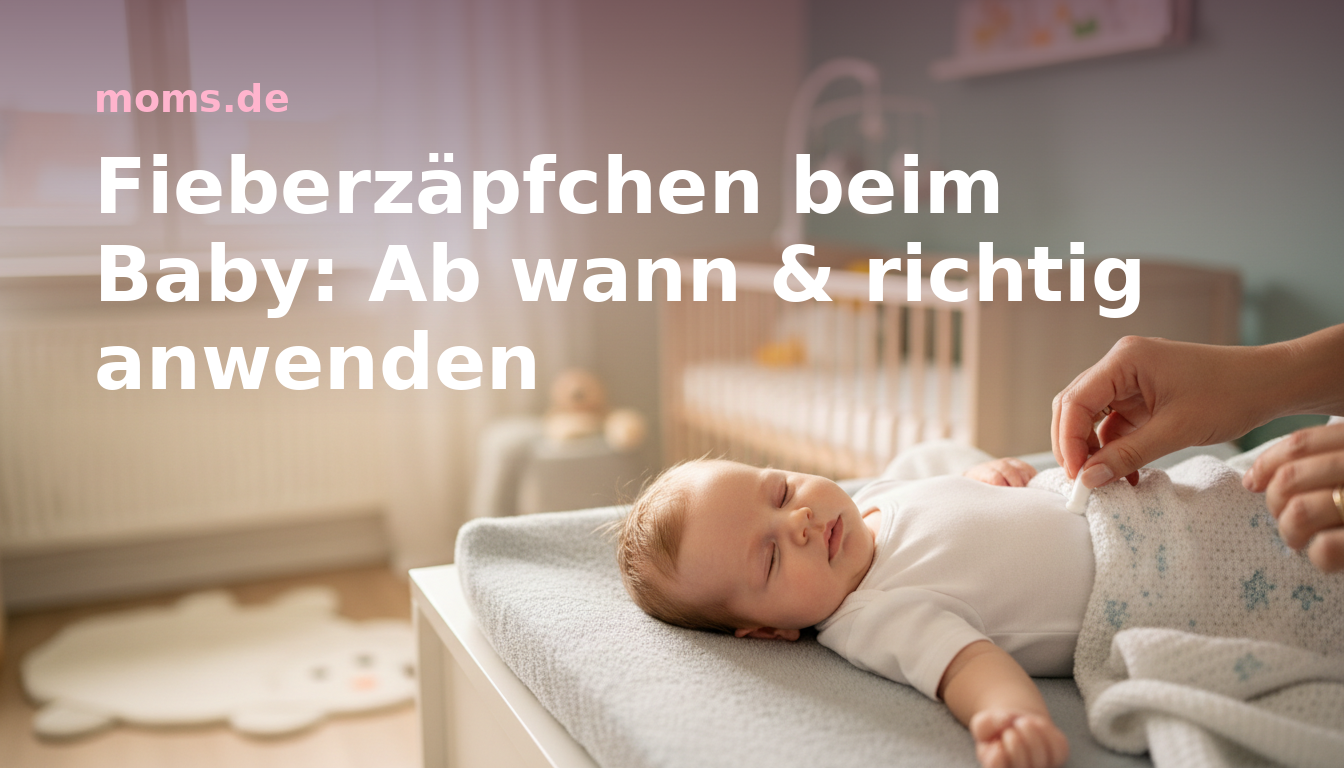 Fieberzäpfchen beim Baby: Ab wann & richtig anwenden