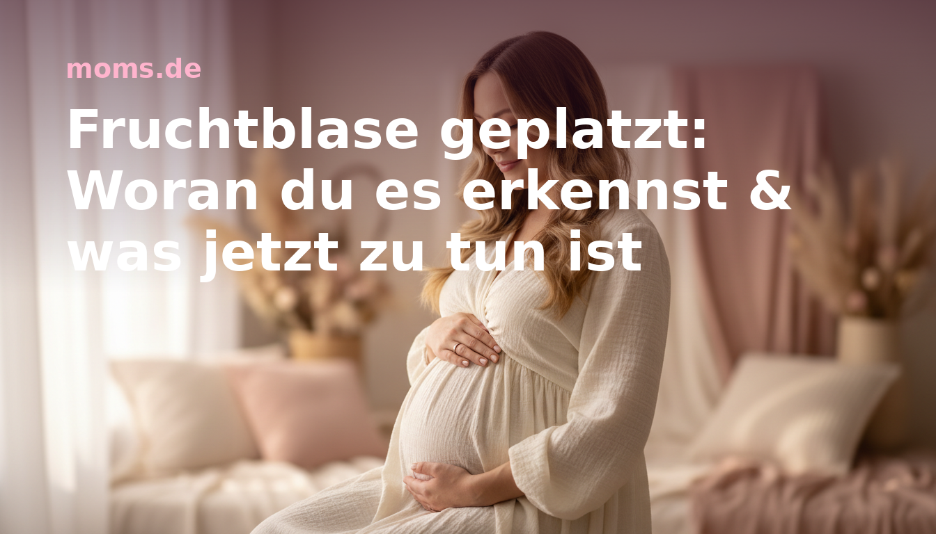 Fruchtblase geplatzt: Woran du es erkennst & was jetzt zu tun ist