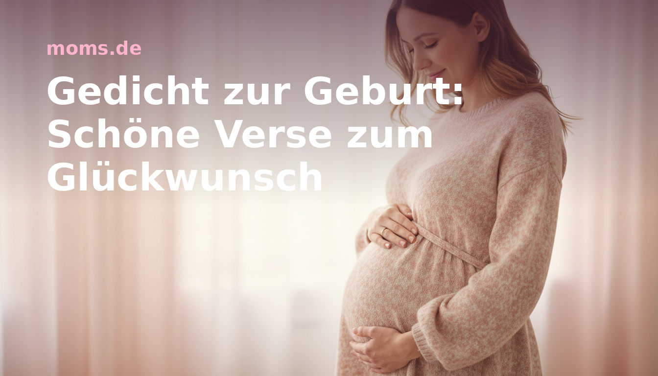 Gedicht zur Geburt: Schöne Verse zum Glückwunsch