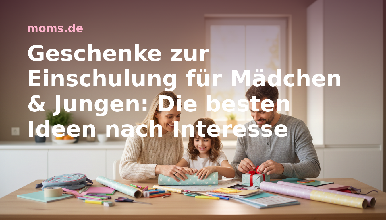Geschenke zur Einschulung für Mädchen & Jungen: Die besten Ideen nach Interesse