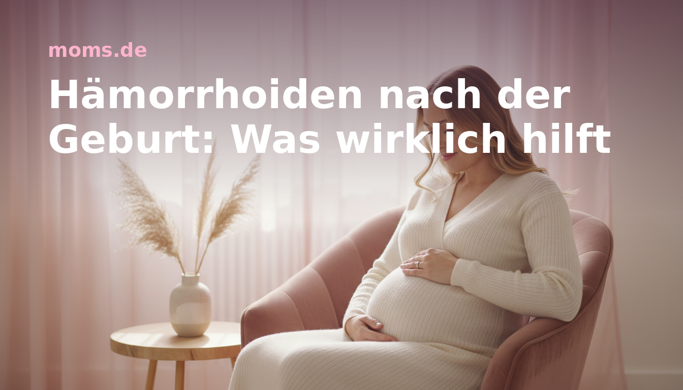 Hämorrhoiden nach der Geburt: Was wirklich hilft