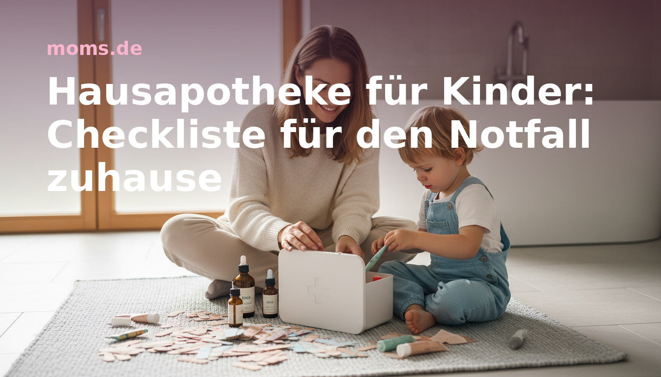 Hausapotheke für Kinder: Checkliste für den Notfall zuhause