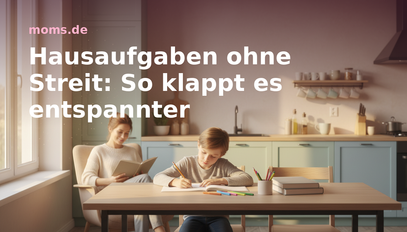 Hausaufgaben ohne Streit: So klappt es entspannter