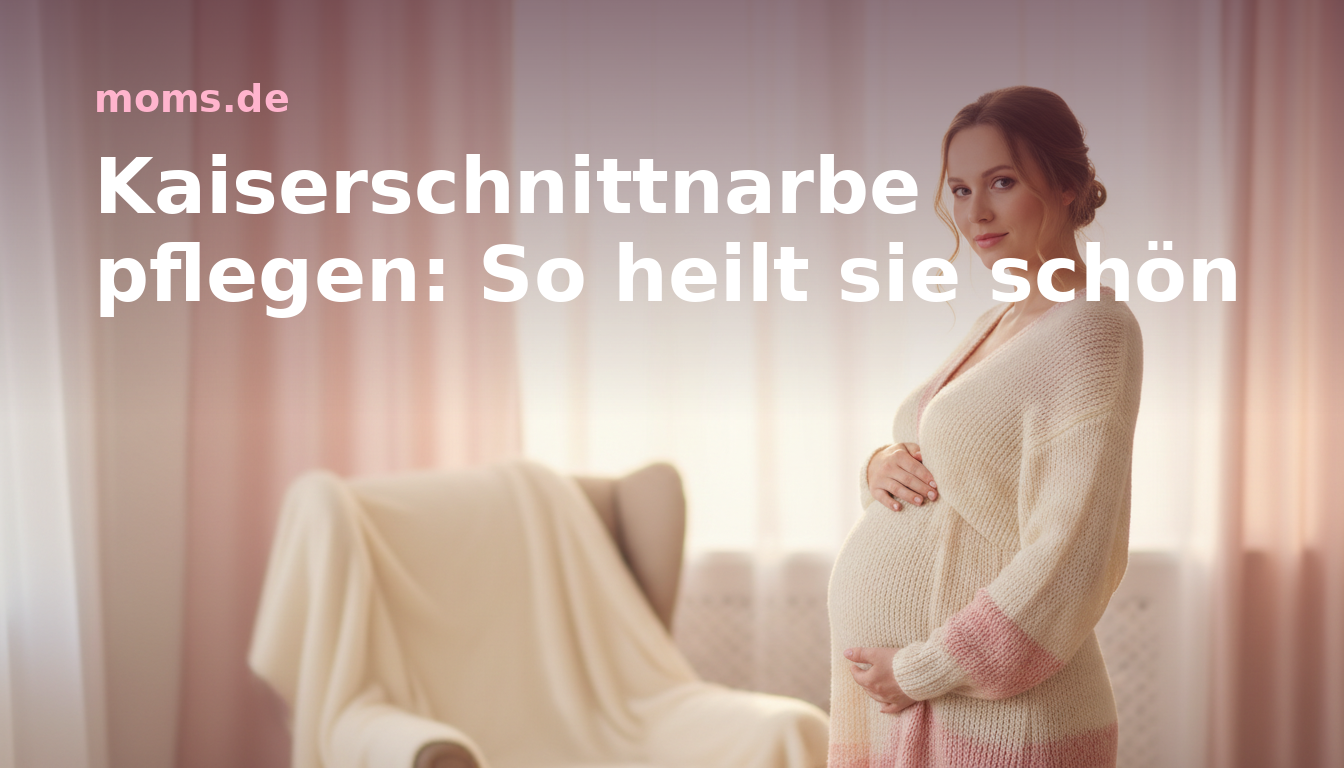 Kaiserschnittnarbe pflegen: So heilt sie schön