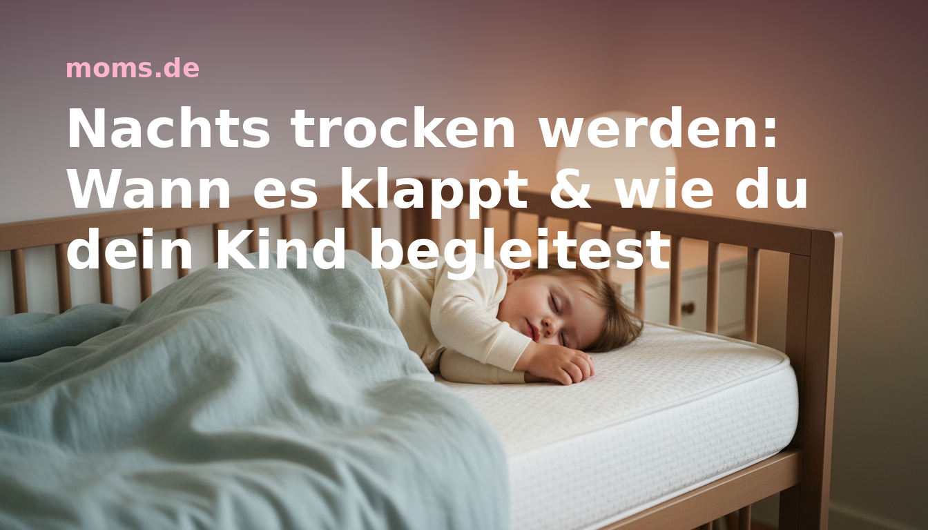 Nachts trocken werden: Wann es klappt & wie du dein Kind begleitest