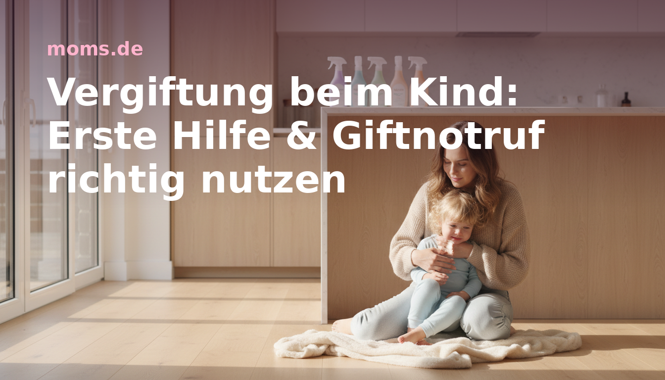 Vergiftung beim Kind: Erste Hilfe & Giftnotruf richtig nutzen
