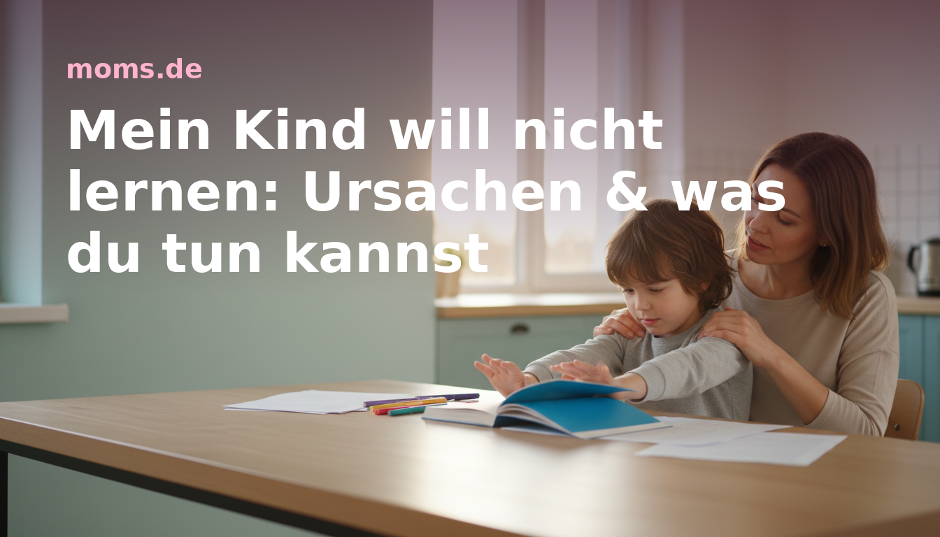 Mein Kind will nicht lernen: Ursachen & was du tun kannst