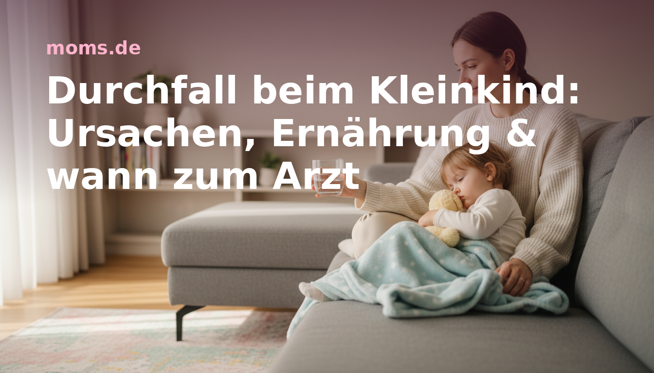 Durchfall beim Kleinkind: Ursachen, Ernährung & wann zum Arzt