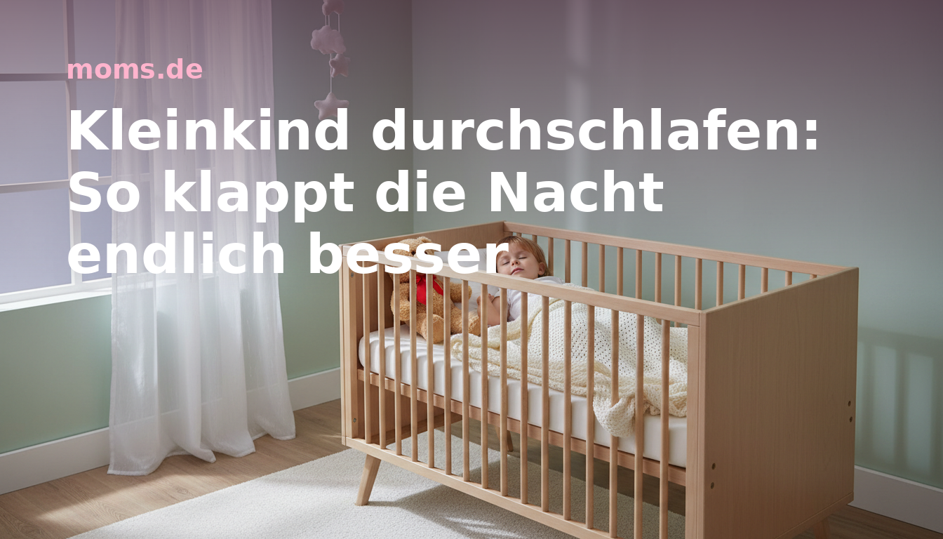 Kleinkind durchschlafen: So klappt die Nacht endlich besser