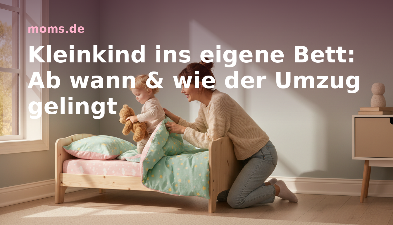 Kleinkind ins eigene Bett: Ab wann & wie der Umzug gelingt