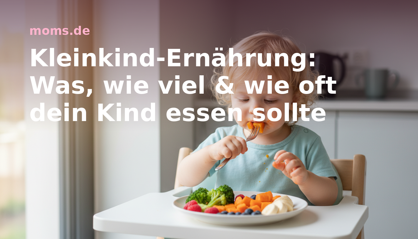 Kleinkind-Ernährung: Was, wie viel & wie oft dein Kind essen sollte