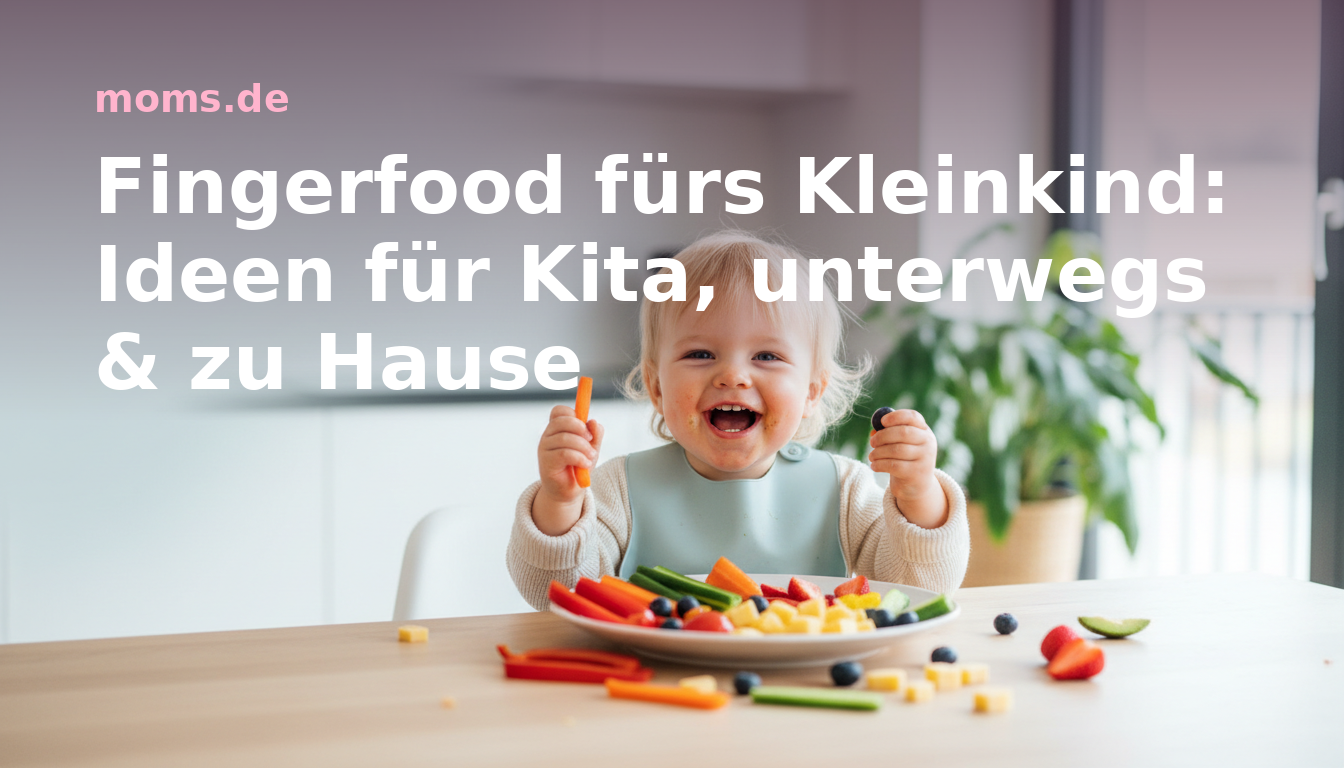 Fingerfood fürs Kleinkind: Ideen für Kita, unterwegs & zu Hause