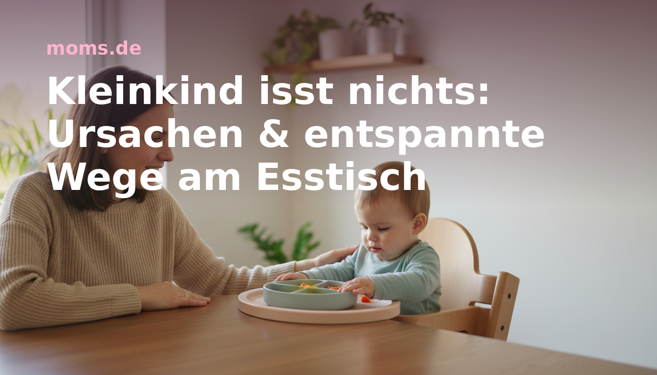 Kleinkind isst nichts: Ursachen & entspannte Wege am Esstisch