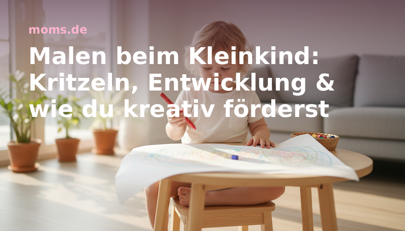 Malen beim Kleinkind: Kritzeln, Entwicklung & wie du kreativ förderst