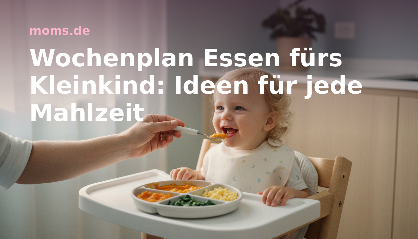 Wochenplan Essen fürs Kleinkind: Ideen für jede Mahlzeit