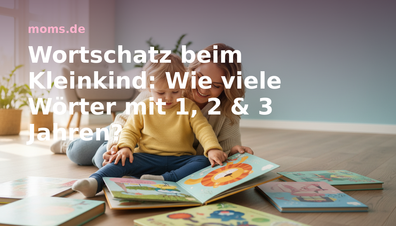 Wortschatz beim Kleinkind: Wie viele Wörter mit 1, 2 & 3 Jahren?