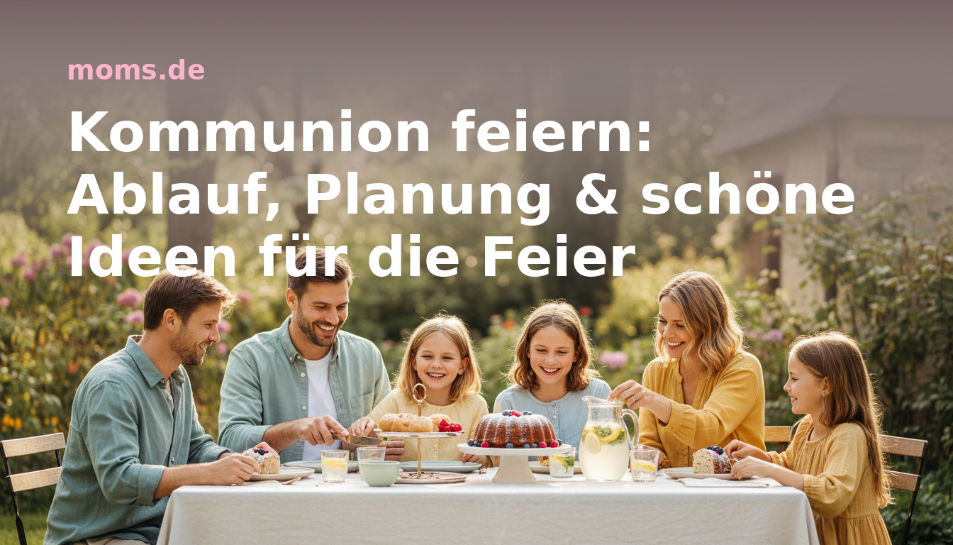 Kommunion feiern: Ablauf, Planung & schöne Ideen für die Feier