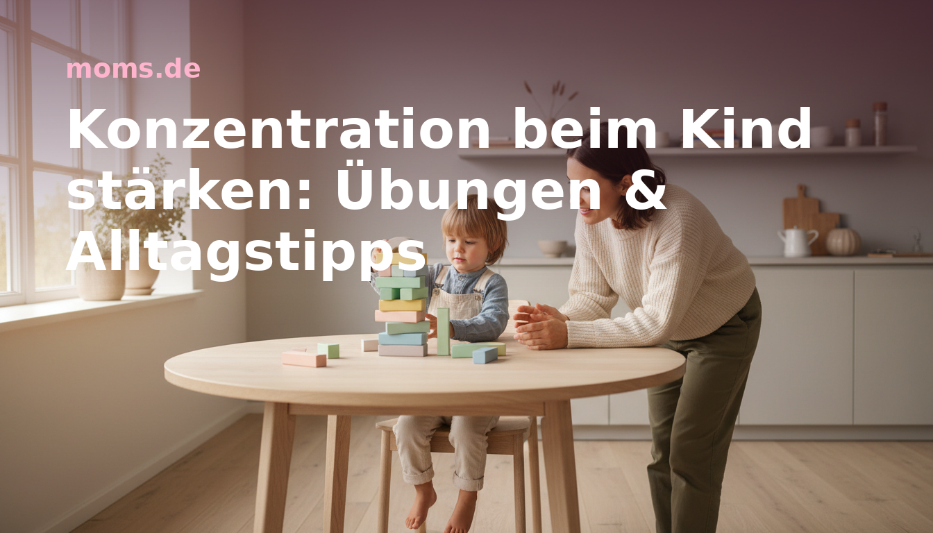 Konzentration beim Kind stärken: Übungen & Alltagstipps