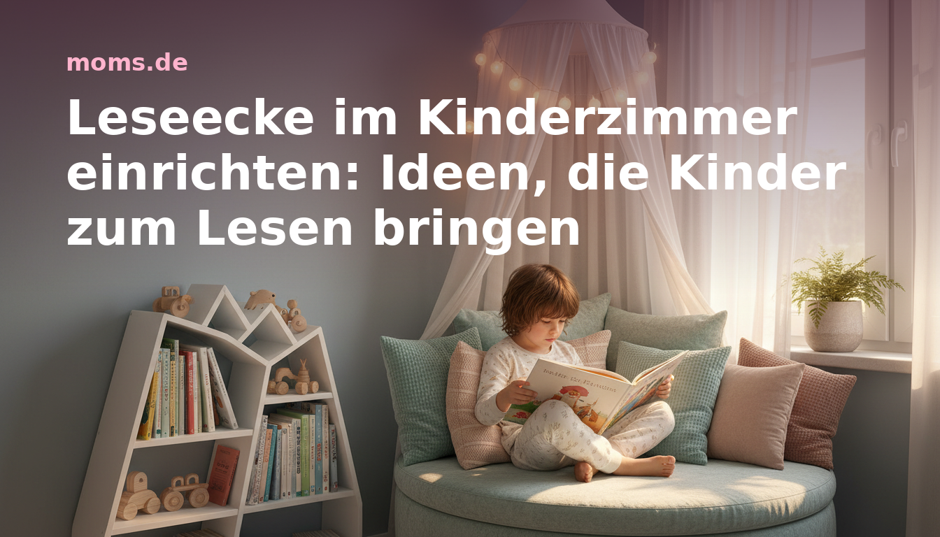 Leseecke im Kinderzimmer einrichten: Ideen, die Kinder zum Lesen bringen