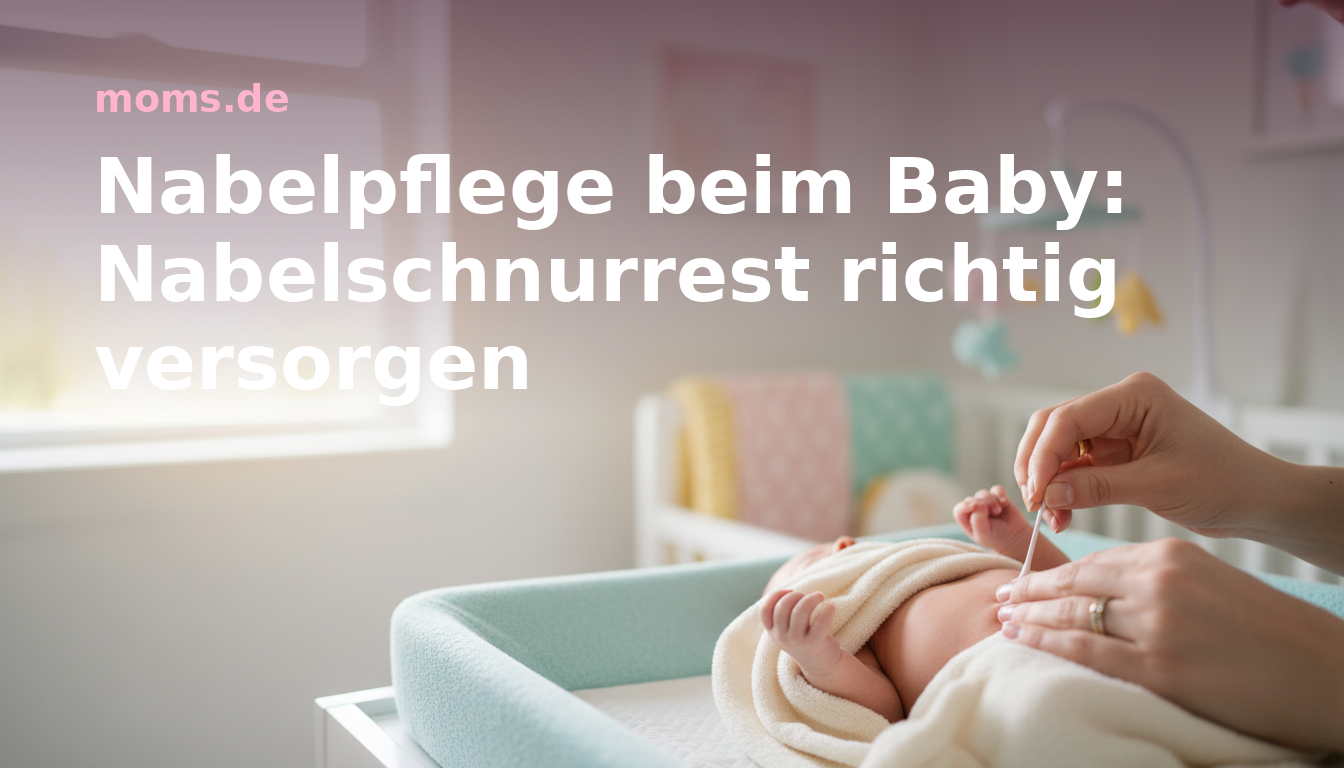 Nabelpflege beim Baby: Nabelschnurrest richtig versorgen