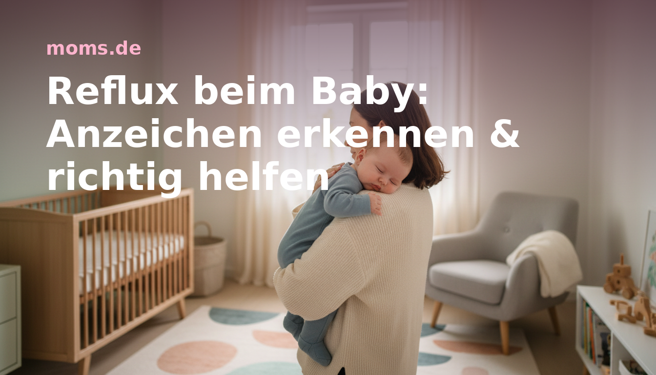 Reflux beim Baby: Anzeichen erkennen & richtig helfen