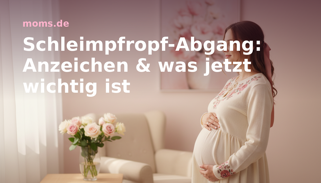 Schleimpfropf-Abgang: Anzeichen & was jetzt wichtig ist