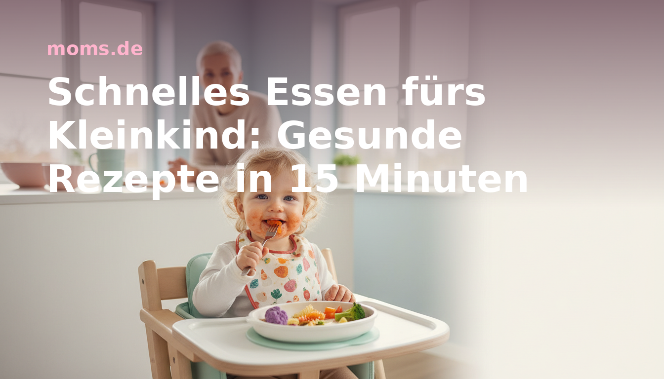Schnelles Essen fürs Kleinkind: Gesunde Rezepte in 15 Minuten