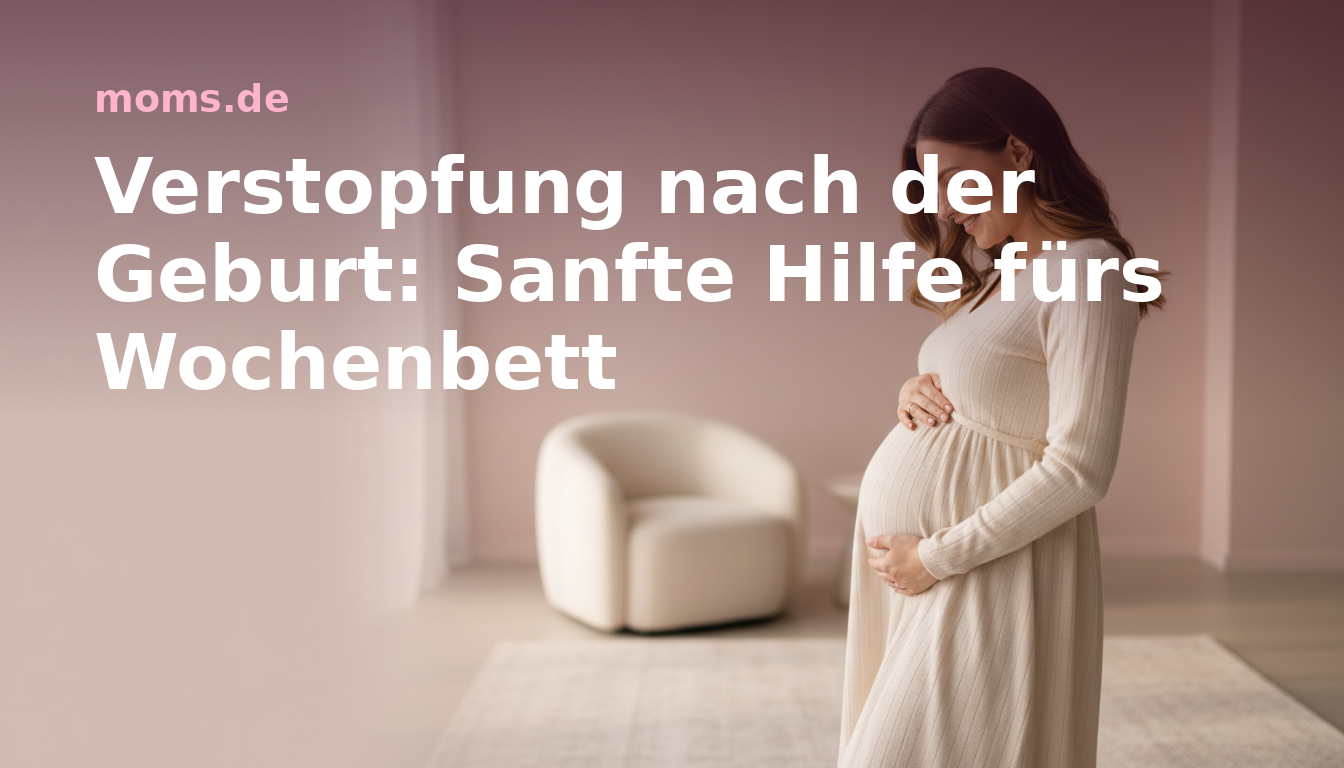 Verstopfung nach der Geburt: Sanfte Hilfe fürs Wochenbett