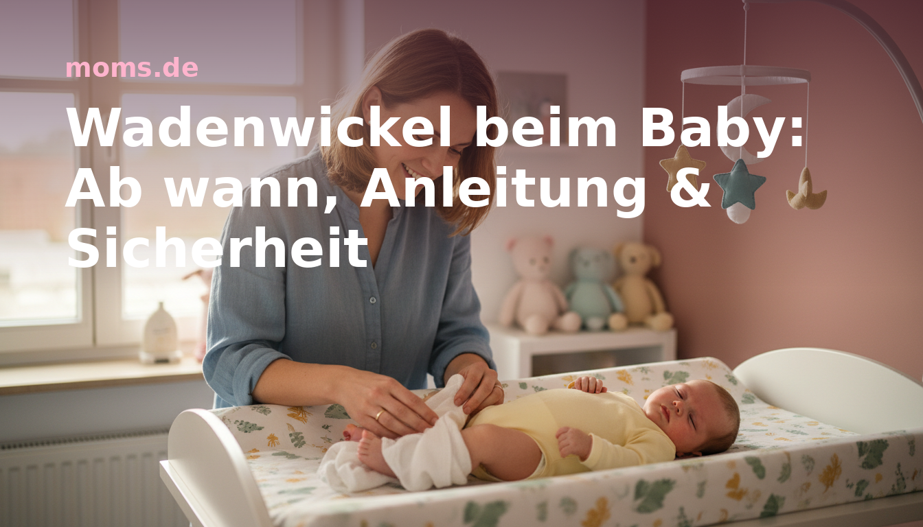Wadenwickel beim Baby: Ab wann, Anleitung & Sicherheit