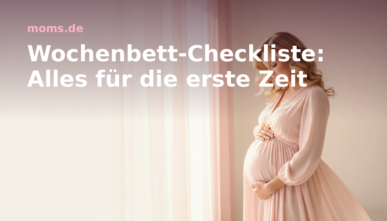 Wochenbett-Checkliste: Alles für die erste Zeit