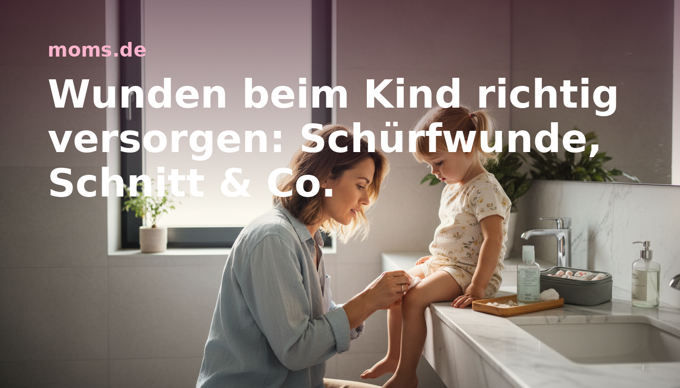 Wunden beim Kind richtig versorgen: Schürfwunde, Schnitt & Co.