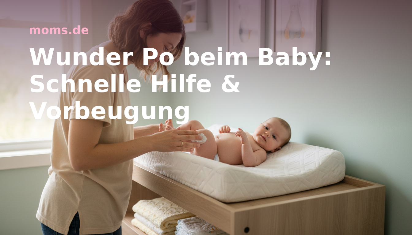 Wunder Po beim Baby: Schnelle Hilfe & Vorbeugung