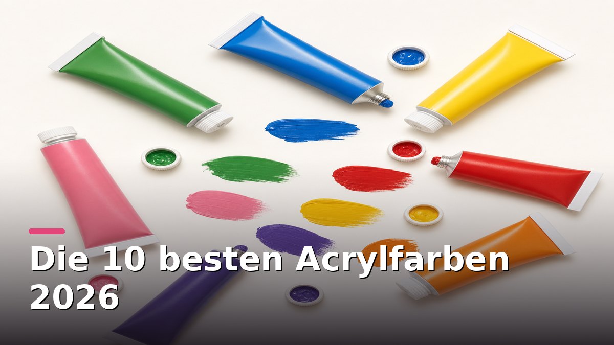 Die 10 besten Acrylfarben 2026